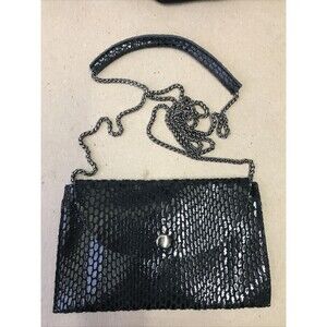 NWOT Sorial Leather Snakeskin Print Crossbody Bag